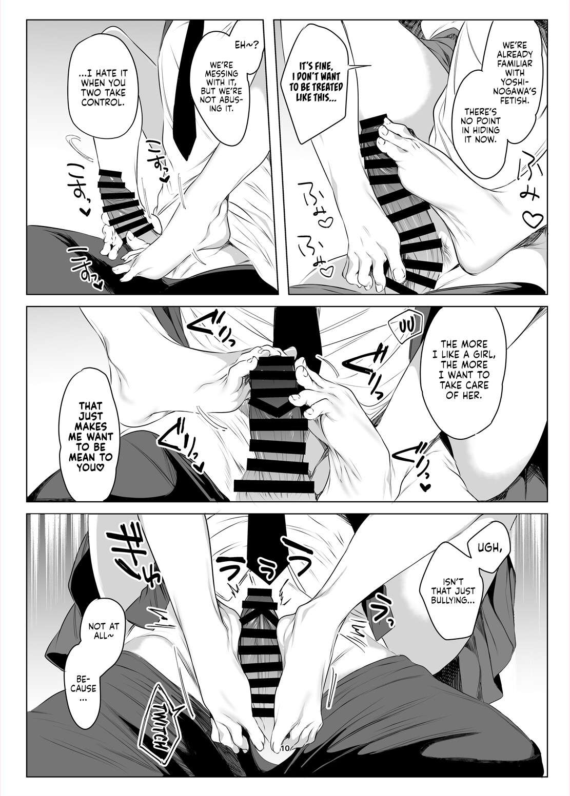 Hentai Manga Comic-Twin Feet-Read-8